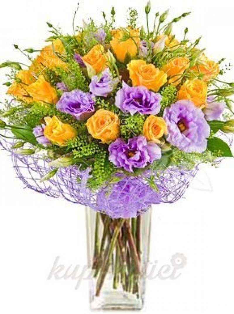 Yellow-violet bouquet Londa
